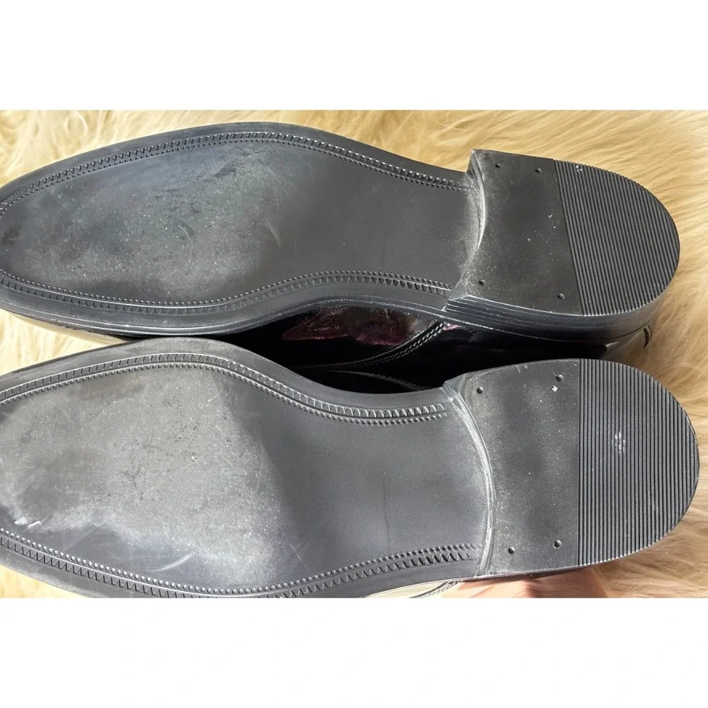 Adolfo black leather